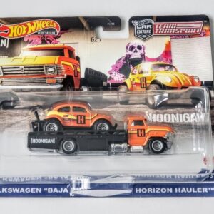 Hot Wheels 2021 Team Transport Mix 2 31 of 32 Volkswagen Baja Bug w/Horizon Hauler orange Hoonigan Scumbug GRK61