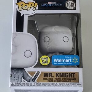 Funko Pop Moon Knight #1048 Mr Knight GITD Walmart Exclusive