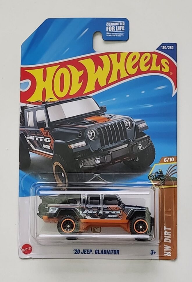 Hot wheels 2025 HW Dirt 2020 Jeep Gladiator Case F Super Treasure