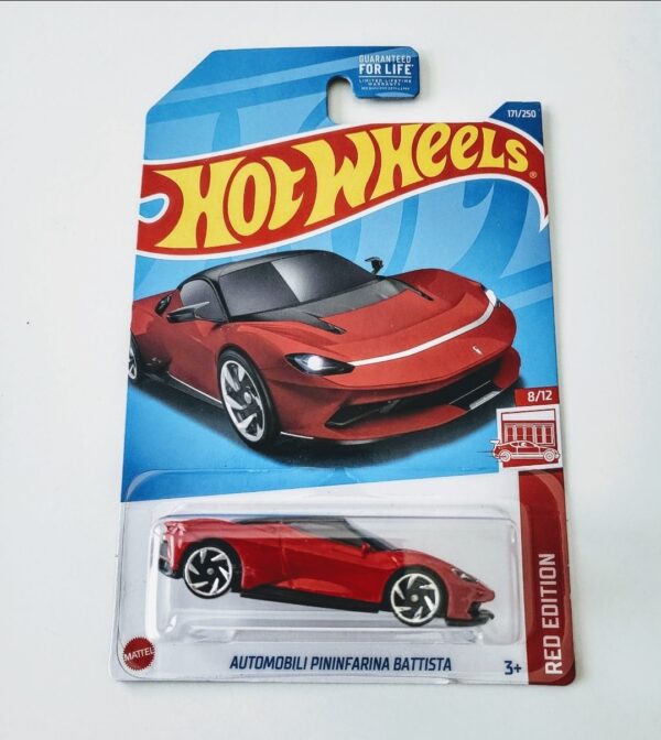 Hot Wheels 2022 Target Red Edition 8 of 12 Automobili Pininfarina Battista Red