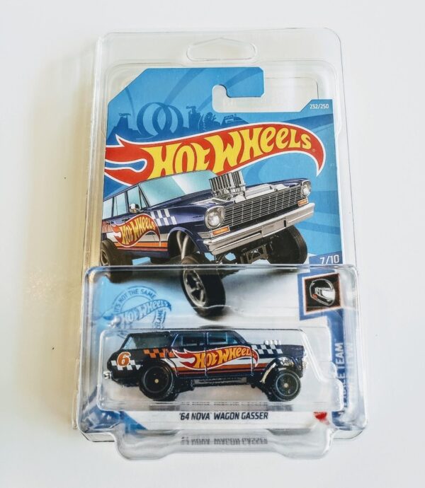 Hot Wheels 2021 Race Team 7 of 10 - 1964 Nova Gasser Wagon Super Treasure Hunt GRY24
