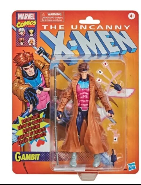 Marvel Legends Retro Uncanny X-Men Gambit Target Exclusive