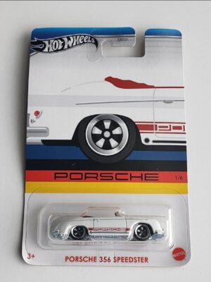 Hot wheels 2023 Porsche-series 1-of-6 porsche 356 speedster white hrw56 (fully metal)
