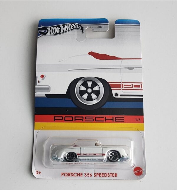 Hot wheels 2023 Porsche-series 1-of-6 porsche 356 speedster white hrw56 (fully metal)