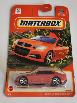 Matchbox 2024 68 of-100 Holden-vf Commodore ssv orange hvl36