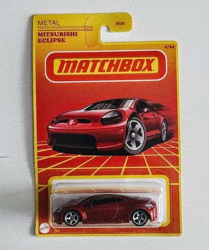 Matchbox 2021 Retro Series - Mitsubishi Eclipse red  GWj37