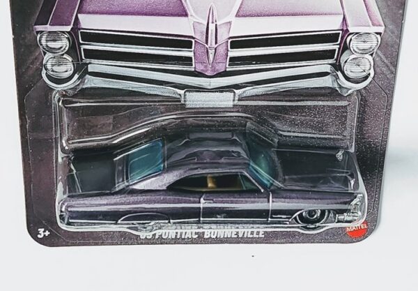 Hot wheels Silver series 2025 Pontiac 100th anniversary series 1965 Pontiac Bonneville purple JKY12