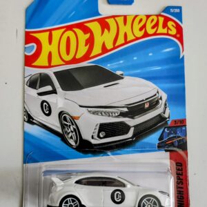 Hot Wheels 2026 Night Speed 2018 Honda Civic Type-R CJ Racing white JJH88 carded Hot Wheels 2026 Night Speed 2018 Honda Civic Type-R CJ Racing white JJH88 carded
