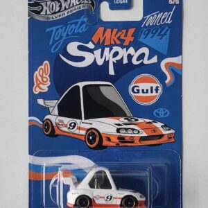 Hot wheels Silver series 2025 Toooned Gulf 1994 Toyota supra white JCB65 full metal