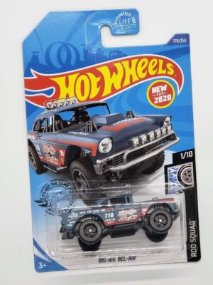 Hot Wheels 2020 Rod Squad 1 of 10 Big Air Bel Air Gray GHB48