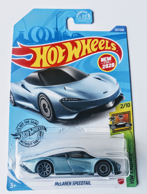 Hot Wheels 2020 HW Exotics Mclaren Speedtail blue GHB53