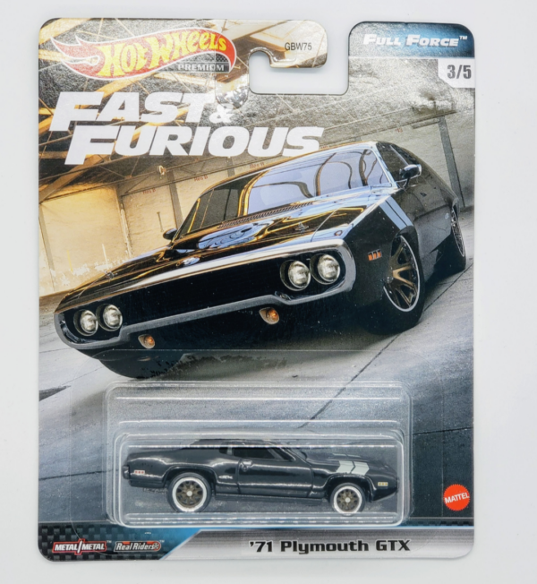 Hot Wheels 2020 Fast & Furious Premium Full Force 1971 Plymouth GTX GJR72