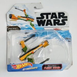 Hot Wheels Star Wars Starships 1:64 Kaz Fireball damaged card