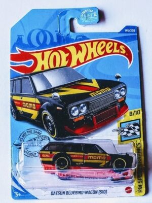 Hot Wheels 2020 HW Speed Graphics 8 of 10 Datsun Bluebird Wagon 510 Black GHF35 (MOMO)