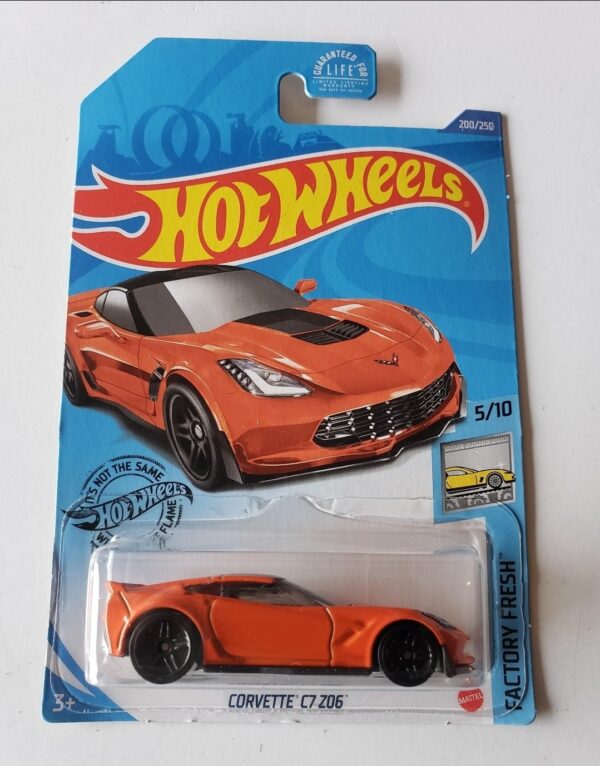 Hot Wheels 2020 Factory Fresh Corvette C7 Z06 (orange) GLN66