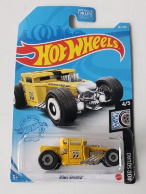 Hot Wheels 2021 Rod Squad Bone Shaker (moon eyes) yellow GRY67