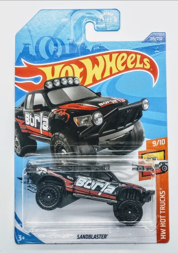 Hot Wheels 2020 HW Hot Trucks 09 of 10  Sandblaster Black (Borla) GHC42