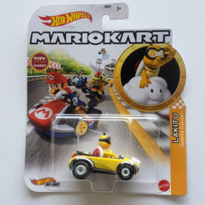 Hot Wheels 2021 Mario Kart Lakitu - Sports Coupe Yellow GRN16