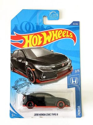 Hotwheels 2020 Honda Series 2018 Honda Civic Type R black GHC09