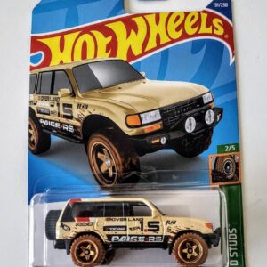 Hot Wheels 2022 Mud Studs 2 of 5 Toyota Landcruiser 80 Beige (Paige Race Team) HCT64