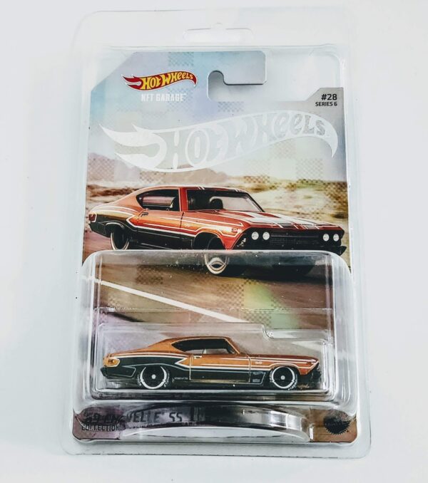 Hot Wheels 2024 NFT Garage Series 8 Quarter Mile Heroes - 1972 Plymouth Cuda FC (drag car) green JCX85 Hot Wheels 2024 NFT Garage Series 8 Zamac edition 1 - McLaren 720's HXN08 Hot Wheels 2022 NFT Garage Series 4 Mud Studs 58 of 59 - Chevy Silverado off-road blue Hot Wheels 2022 NFT Series 4 HW Exotics 29 of 59 - Pagani Huayra black Hot Wheels 2022 NFT Garage Series 4 Retro Racers 44 of 59 - 1969 Copo Corvette blue HPM54 Hot wheels 2024 NFT Garage Series 7 HW Contoured - Lamborghini Aventador Coupe black NFTH HWW89 Hot wheels 2024 NFT Garage Series 7 HW All Stars Datsun Bluebird Wagon green (510) Hot wheels 2024 NFT Garage Series 6 Muscle Mania 1969 Chevelle SS 396 HWW87 Hot wheels 2024 NFT Garage Series 6 HW Speed Demons 1978 Porsche 935-78 red HWW86 Hot Wheels 2022 NFT Garage Series 4 Retro Racers 44 of 59 - 1969 Copo Corvette blue HPM54