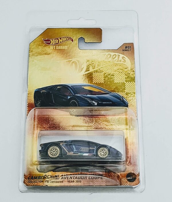 20240428_155858~2 Hot wheels 2024 NFT Garage Series 7 HW Contoured - Lamborghini Aventador Coupe black NFTH HWW89