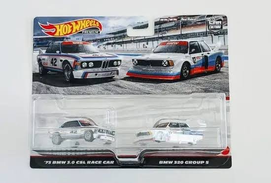 Hot wheels 2023 Car Culture 2 packs mix 4 1973 BMW 3.0 CSL Race Car BMW 320 Group 5 HKF55 Target exclusive MPN:HKF55