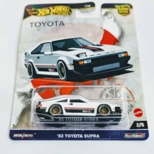 Hot wheels Premium 2024 Car Culture World Tour 3 / 5 1982 Toyota Supra (RS-R) white HRV91 Hot wheels Premium 2024 Car Culture World Tour 3 / 5 1982 Toyota Supra (RS-R) white HRV91
