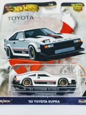 Hot wheels Premium 2024 Car Culture World Tour 3 / 5 1982 Toyota Supra (RS-R) white HRV91