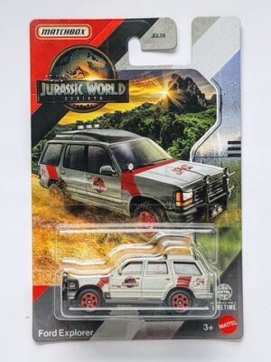 Matchbox 2025 Jurassic World rebirth mix 2 Ford Explorer beige JGL17 Matchbox 2025 Jurassic World rebirth mix 2 Ford Explorer beige JGL17