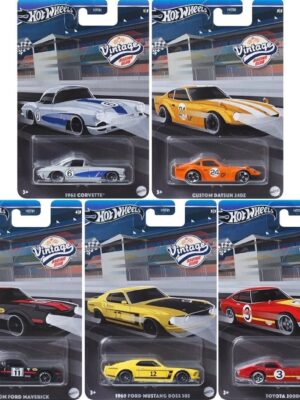 Hot wheels Silver series 2024 Vintage Racing Club mix 2 complete set of 5 HRT81-956B