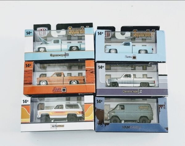 M2 Machines Squarebody syndicate series 3 complete set of 6