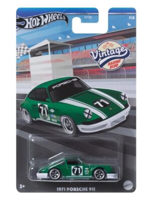 Hot wheels Silver series 2024 Vintage Racing Club series 1971 Porsche 911 green HRV04