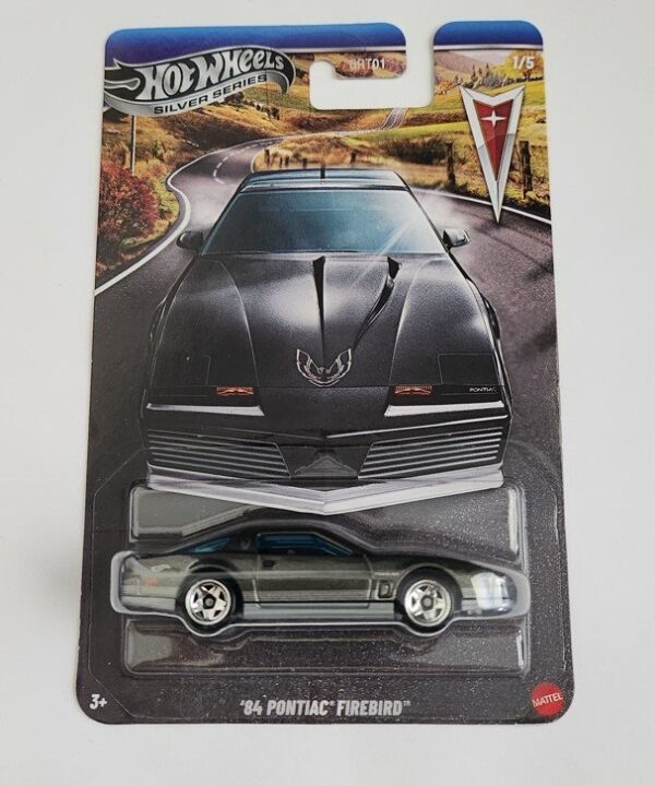 Hot wheels Silver series 2025 Pontiac 100th anniversary series – 1984 Pontiac Firebird gray Jky09