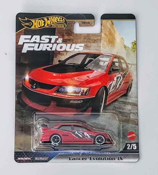 Hot wheels 2025 fast and furious premium mix D Lancer Evolution IX red (Tokyo Drift) JBM02