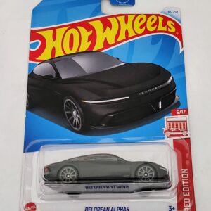 Hot Wheels 2024 Target Red Edition 6 of 12 DeLorean Alpha 5 black HTF78 Hot Wheels 2024 Target Red Edition 6 of 12 DeLorean Alpha 5 black HTF78