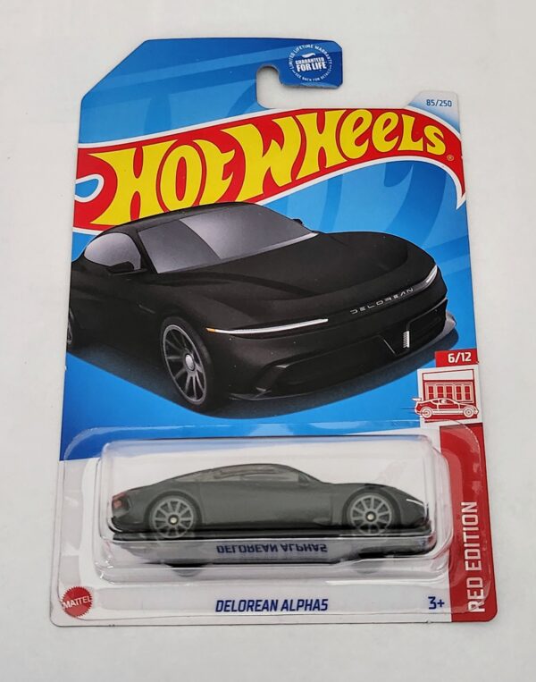 Hot wheels 2024 Target Red Edition 6 of 12 Deloreon Alpha 5 black HTF78