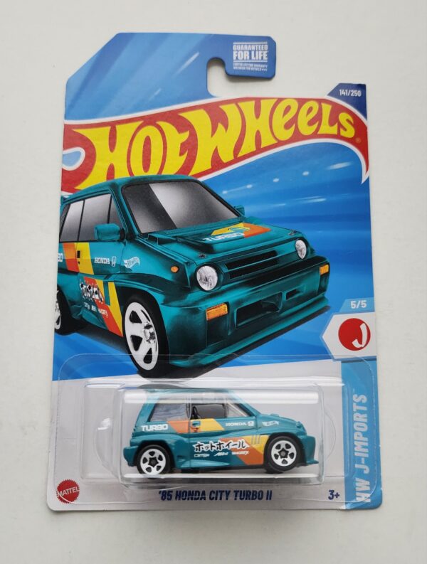 Hot wheels 2025 HW J-imports 1985 Honda City Turbo II green (Case F Treasure Hunt) JBC25