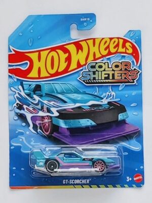 Hot wheels 2025 Color Shifters GT Scorcher (Hot Wheels Let’s Race Netflix themed) purple/ black JKP20