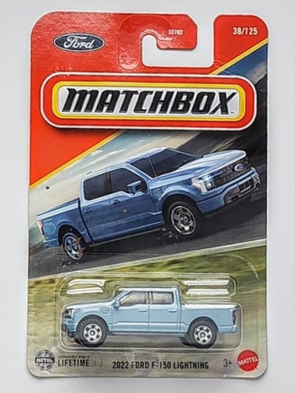 Matchbox 2025 - 2022 Ford F-150 Lightning iced blue silver JBP01