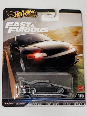 Hot wheels 2025 Fast and furious Honda Civic EX EJ1 black JBL90