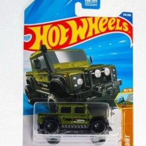 Hot wheels 2025 HW Dirt 2015 Land Rover Defender Double Cab green HYY35 Kroger exclusive