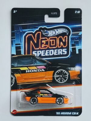 Hot wheels 2026 Silver series Neon Speeders: 1985 Honda CR-X black