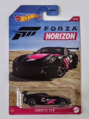 Hot wheels 2021 Forza Horizon – 5 of 5 Corvette C7.R black/pink GRP37 Hot wheels 2021 Forza Horizon – 5 of 5 Corvette C7.R black/pink GRP37
