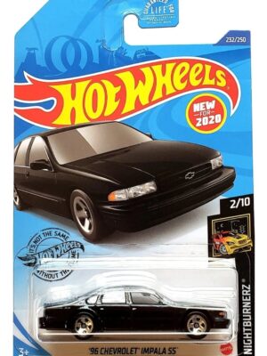 Hot wheels 2020 Nightburnerz 1996 Chevrolet Impala SS black GHB74 Hot wheels 2020 Nightburnerz 1996 Chevrolet Impala SS black GHB74