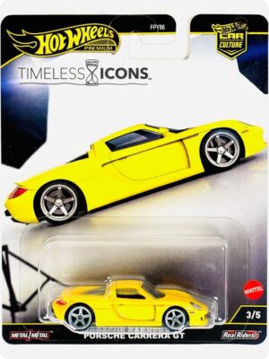 Hot wheels Car Culture Timeless Icons – Porsche Carerra GT Fayence yellow JBK61
