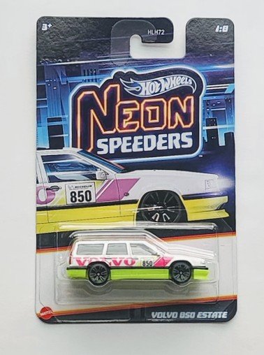 Hot wheels Silver series 2026 Neon Speeders Volvo 850 Estate JKX93