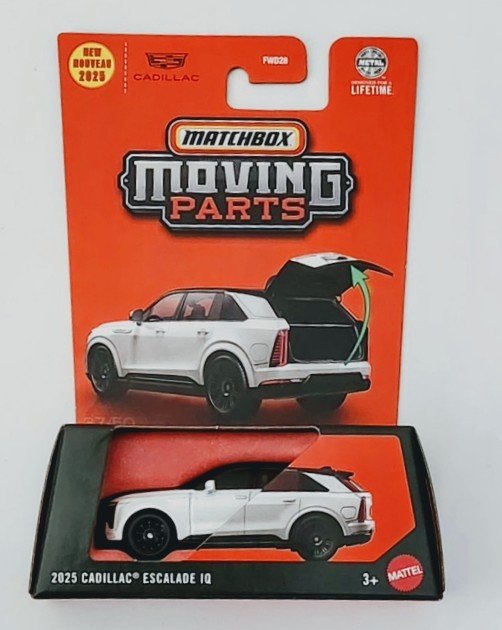 Matchbox 2025 Moving Parts - 2025 Cadillac Escalade IQ white JBW59