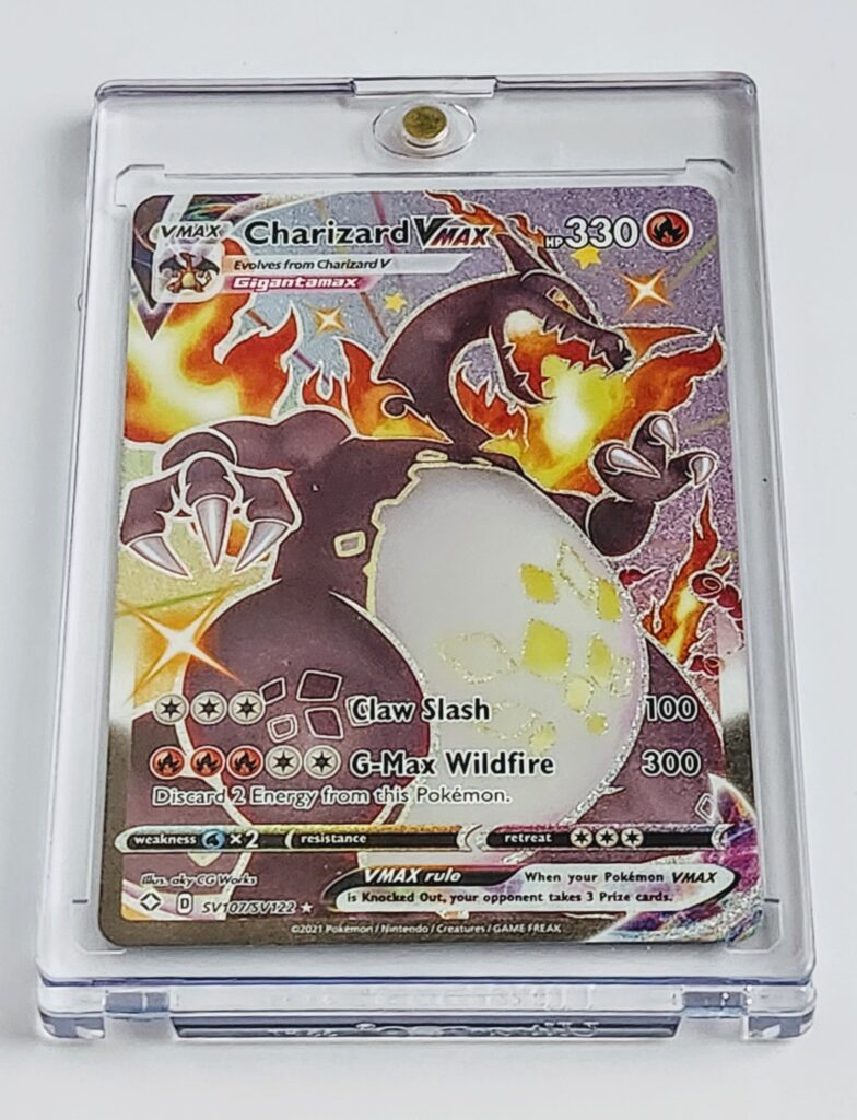 Pokemon Shining Fates EN SV107 Charizard Vmax Special Illustration Rare raw