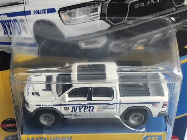 Matchbox 2025 Collector Series #15 2020 Ram Rebel NYPD Police truck